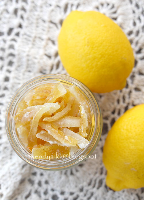 Table for 2.... or more Homemade Candied Peel