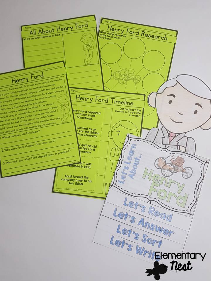 Second Grade Nest: Making Biographies Fun (with TWO Freebies)