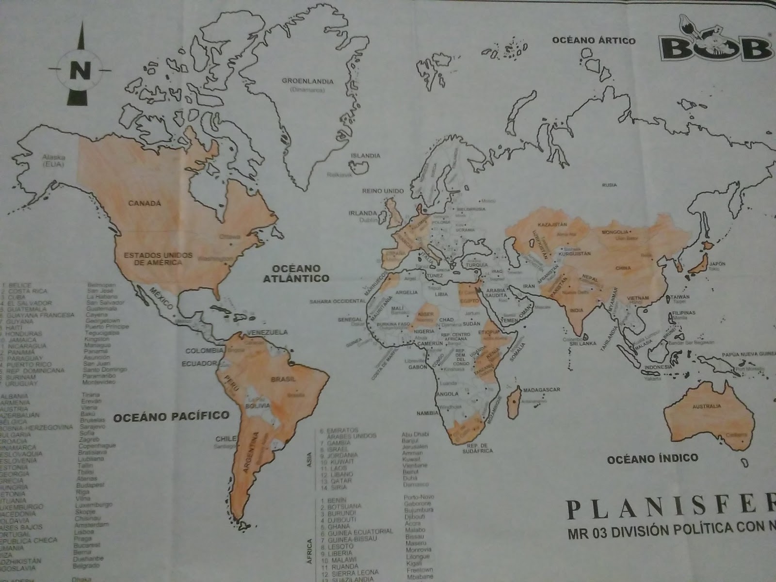 Paleotologia (Isai) mapa de los principales yacimientos fosiliferos en el mundo Paleotologia (Isai) mapa de los principales yacimientos fosiliferos en el mundo