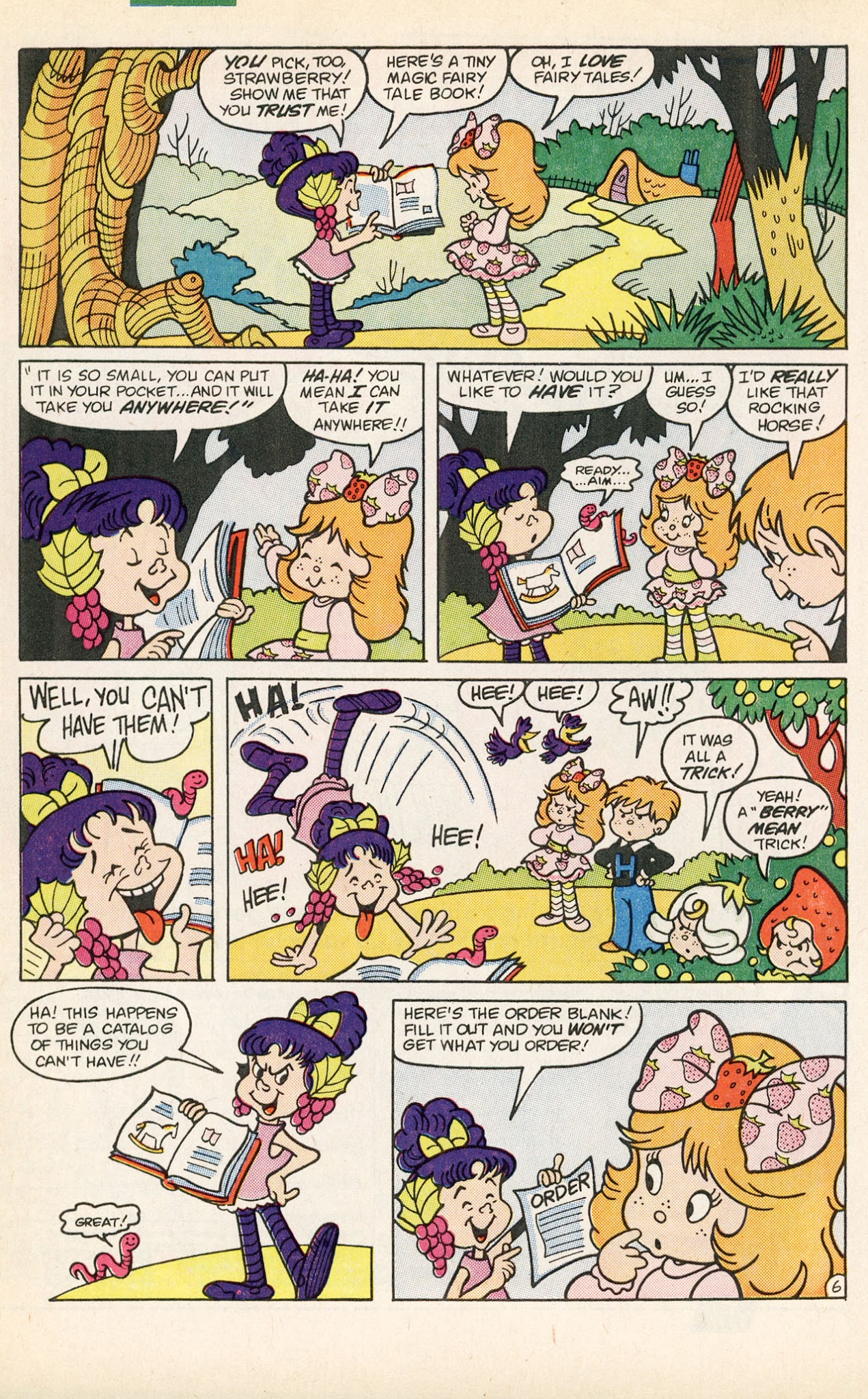 Read online Strawberry Shortcake (1985) comic -  Issue #6 - 10