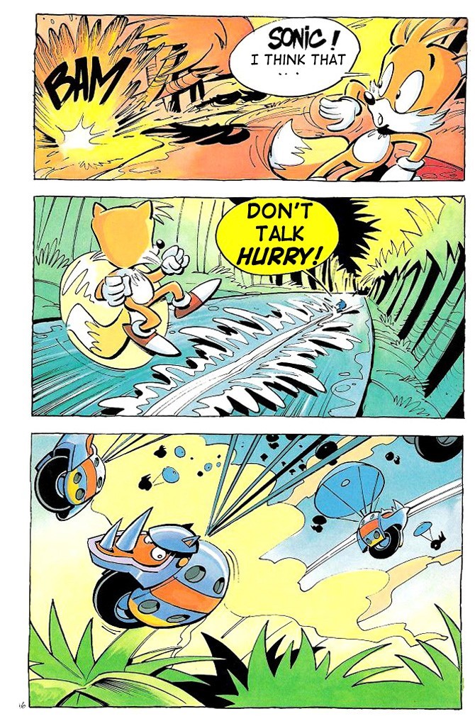 Read online Sonic Adventures: Dans Les Griffes De Robotnik comic -  Issue # Full - 19