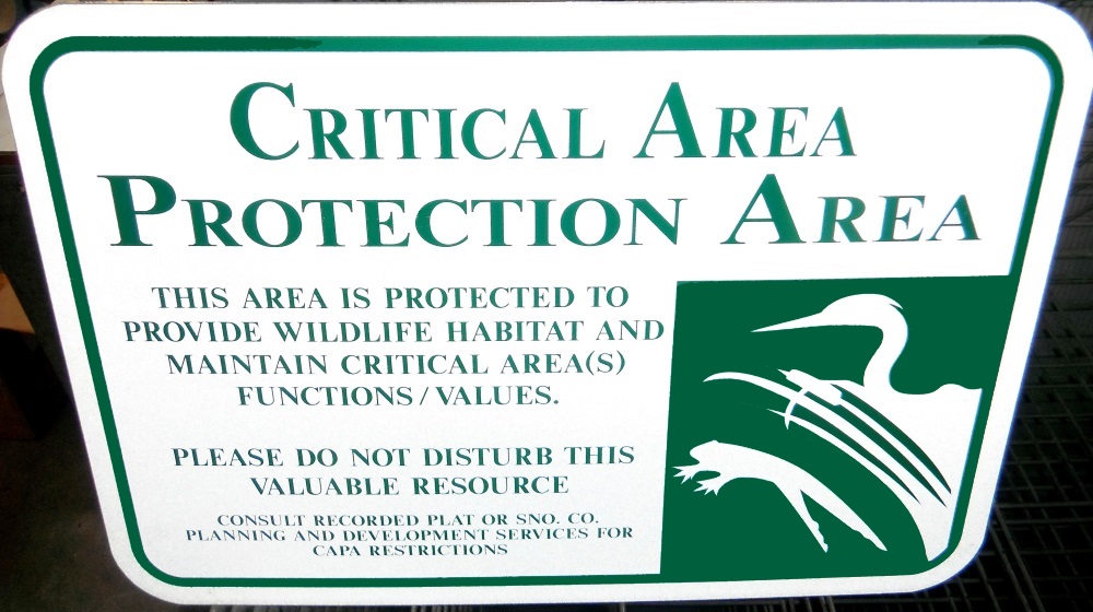 Protection Area Sign