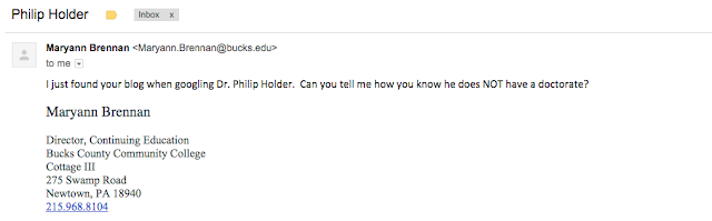 fake doctorate degree