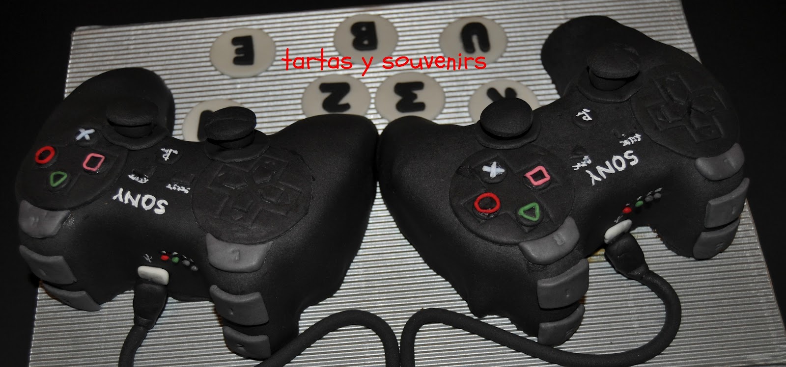 торт с playstation