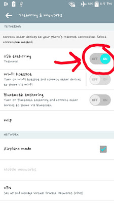 USB Tethering