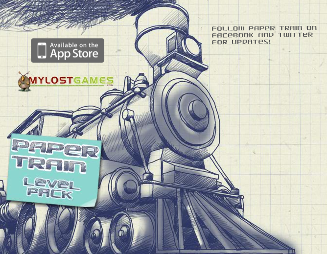Intelligência Jogo Paper Train Level Pack