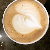 latte art heart