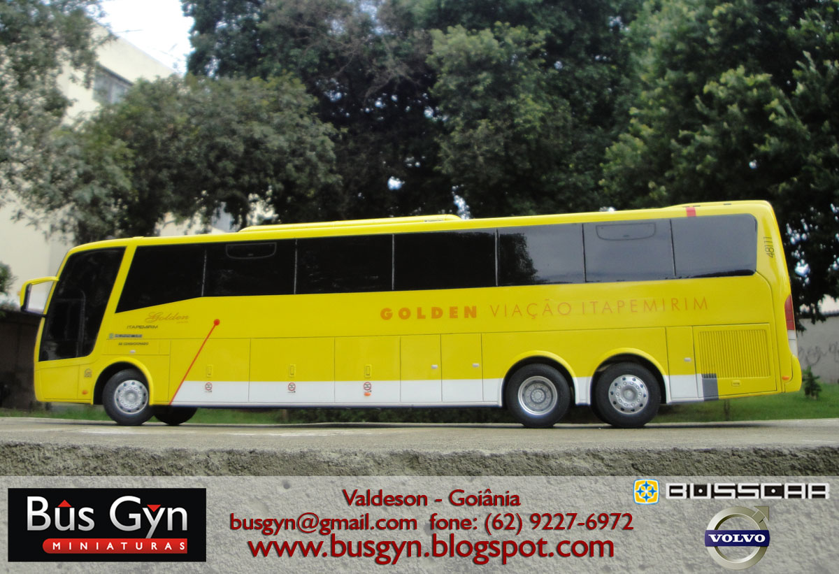 Busgyn Miniaturas: Miniatura Elegance 360 Volvo B12R Viação Itapemirim