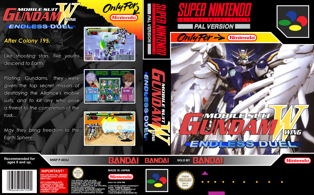 Inscrições - Torneio de Gundam Wing Endless Duel (Snes) .