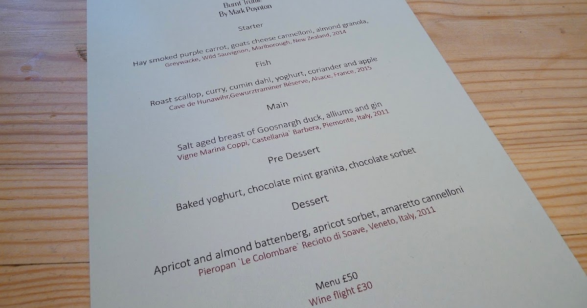 HUNGRY HOSS Burnt Truffle Guest Chef Mark Poynton MichelinStar