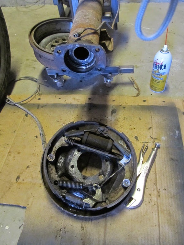 Rear Axle cleaning, painting, and reassembly