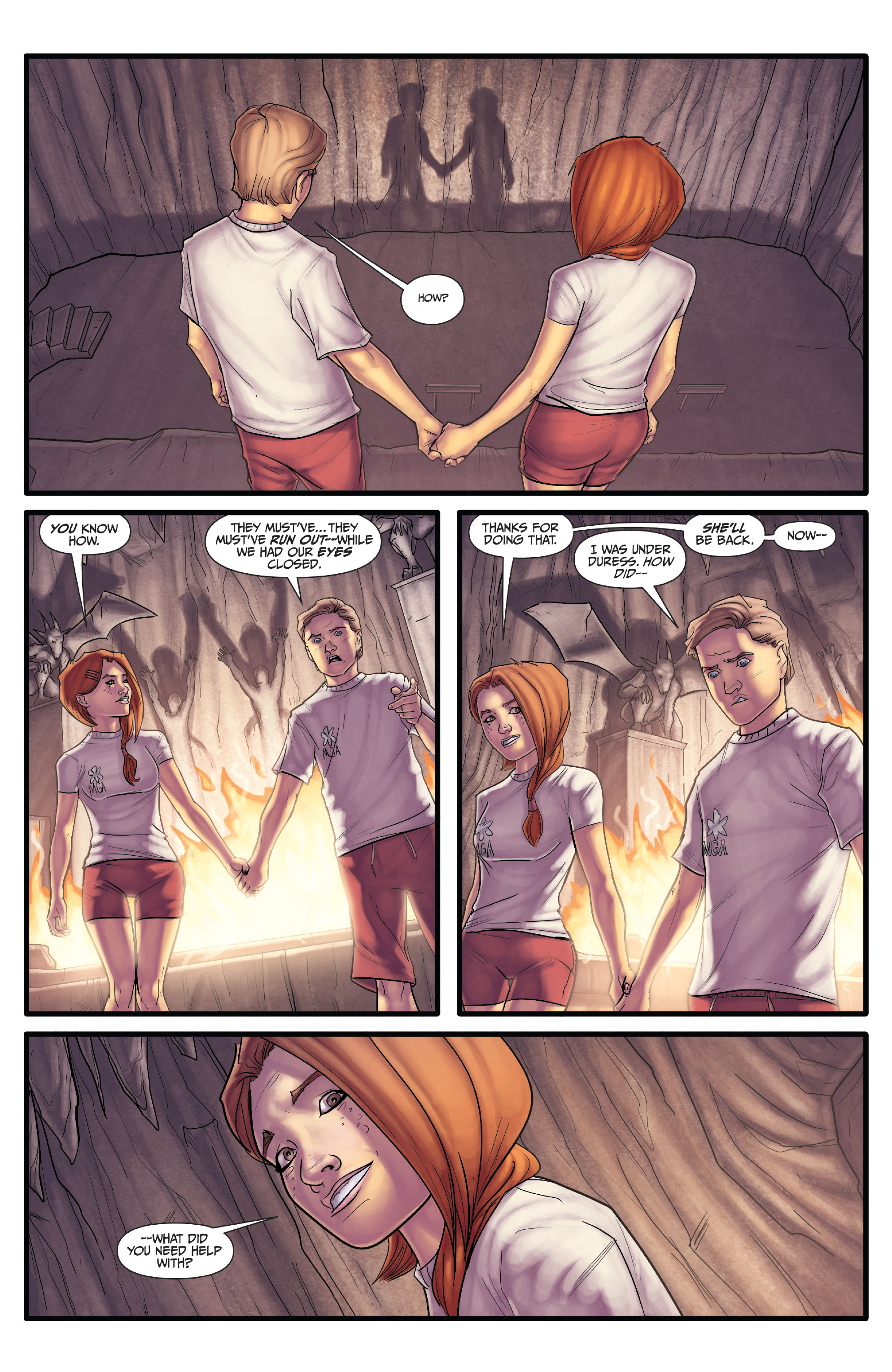 Read online Morning Glories comic -  Issue #17 - 32