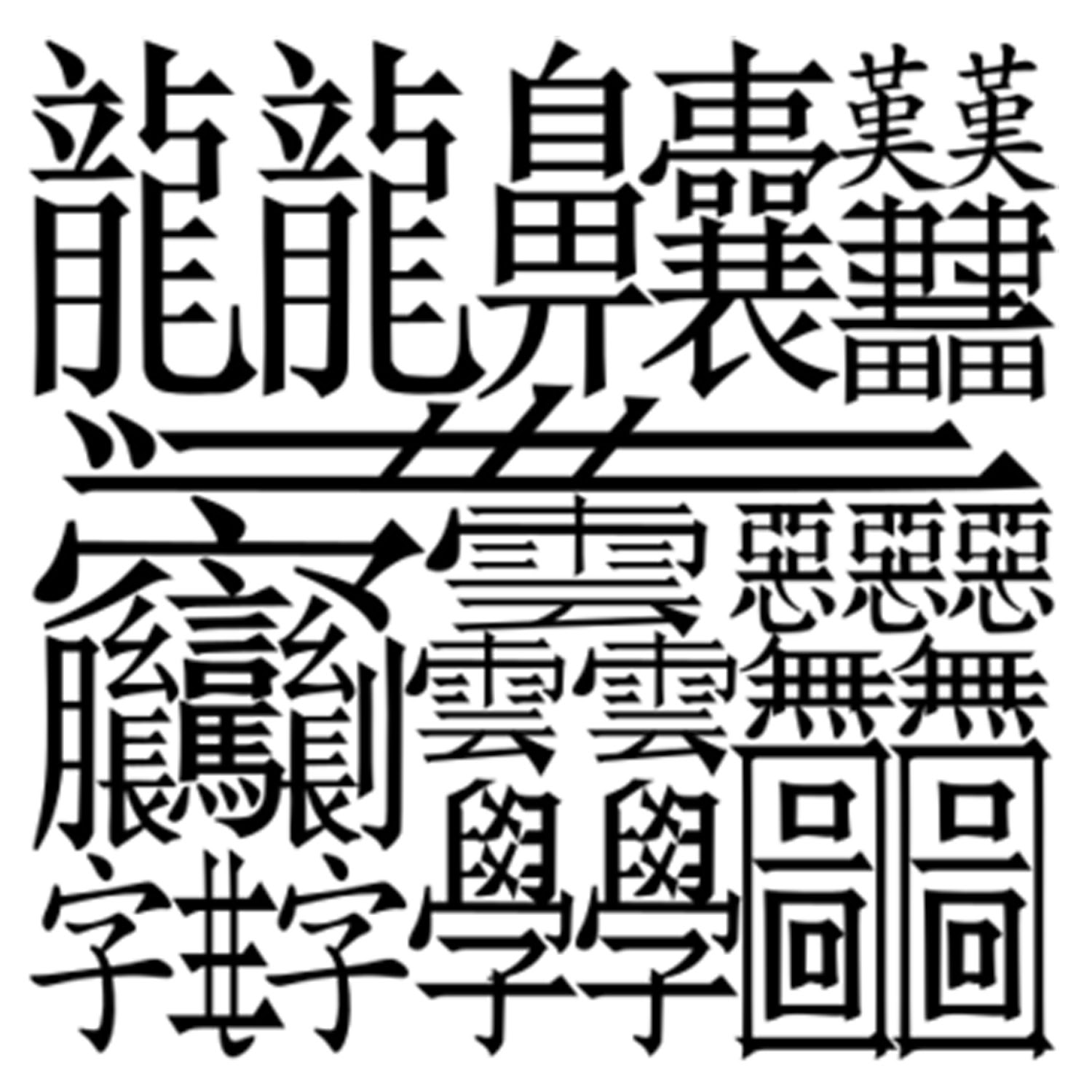 Why is Chinese script difficult?
