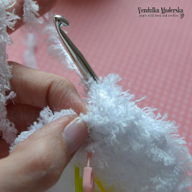 The Fuzzy Yarn How to crochet with it? Magic with hook and needles