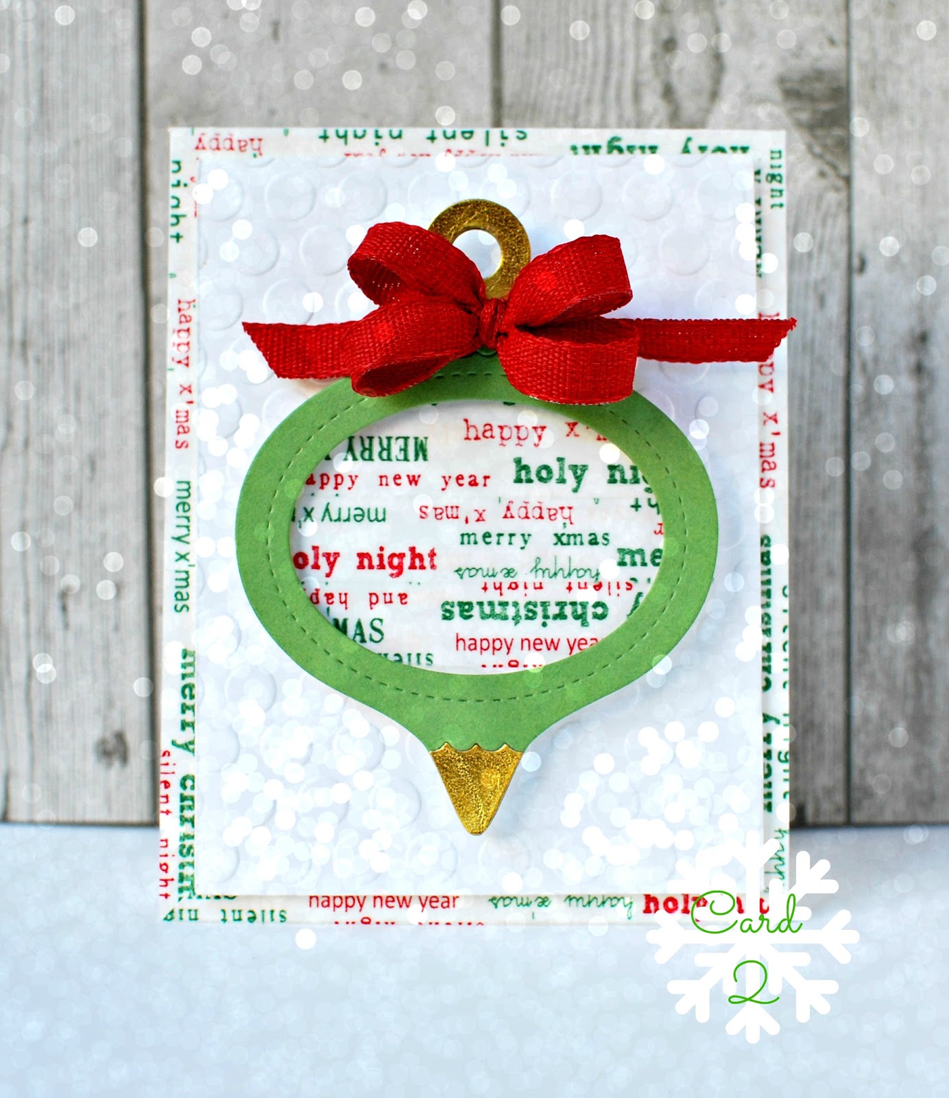 Crafty Creations with Shemaine 25 Days of Holiday Cards Day 2