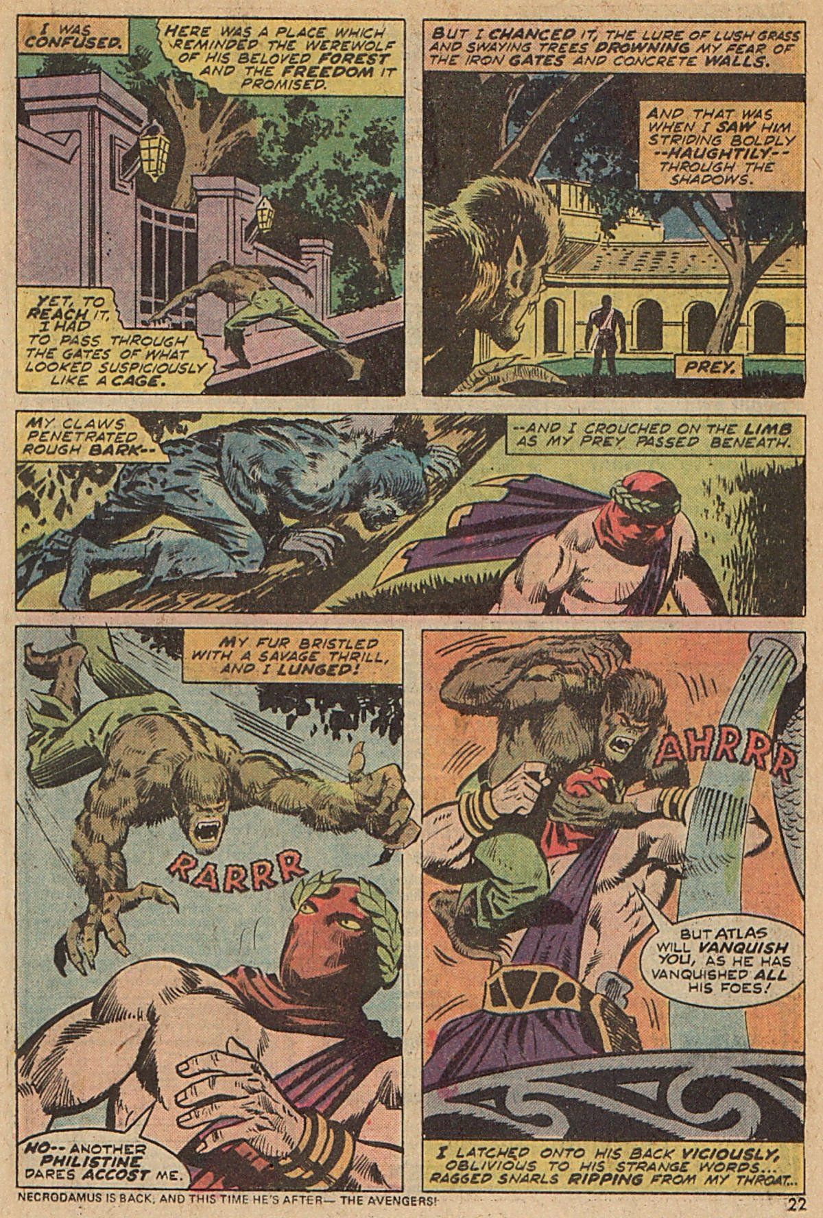 Read online Werewolf by Night (1972) comic -  Issue #22 - 15