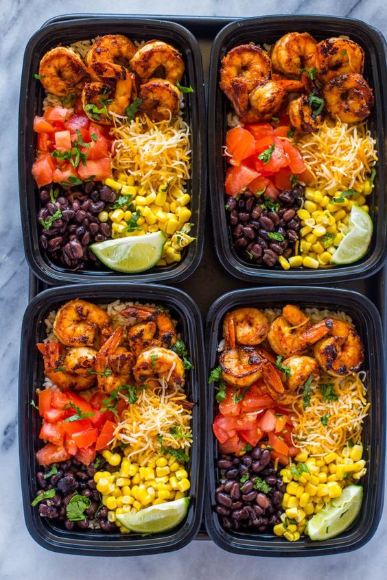 Homemade Shrimp Taco Meal Prep Bowls Homemade Shrimp Taco Meal Prep Bowls - www.uniquegiftstips.com