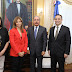 Danilo Medina recibe visita cortesía presidenta Altice en el país, Ana Figueiredo. 