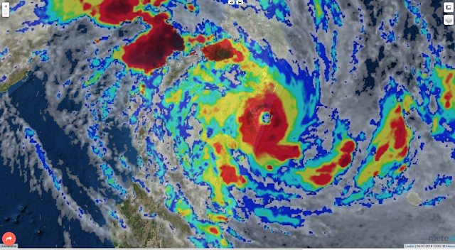 cyclone ava approche Tamatave