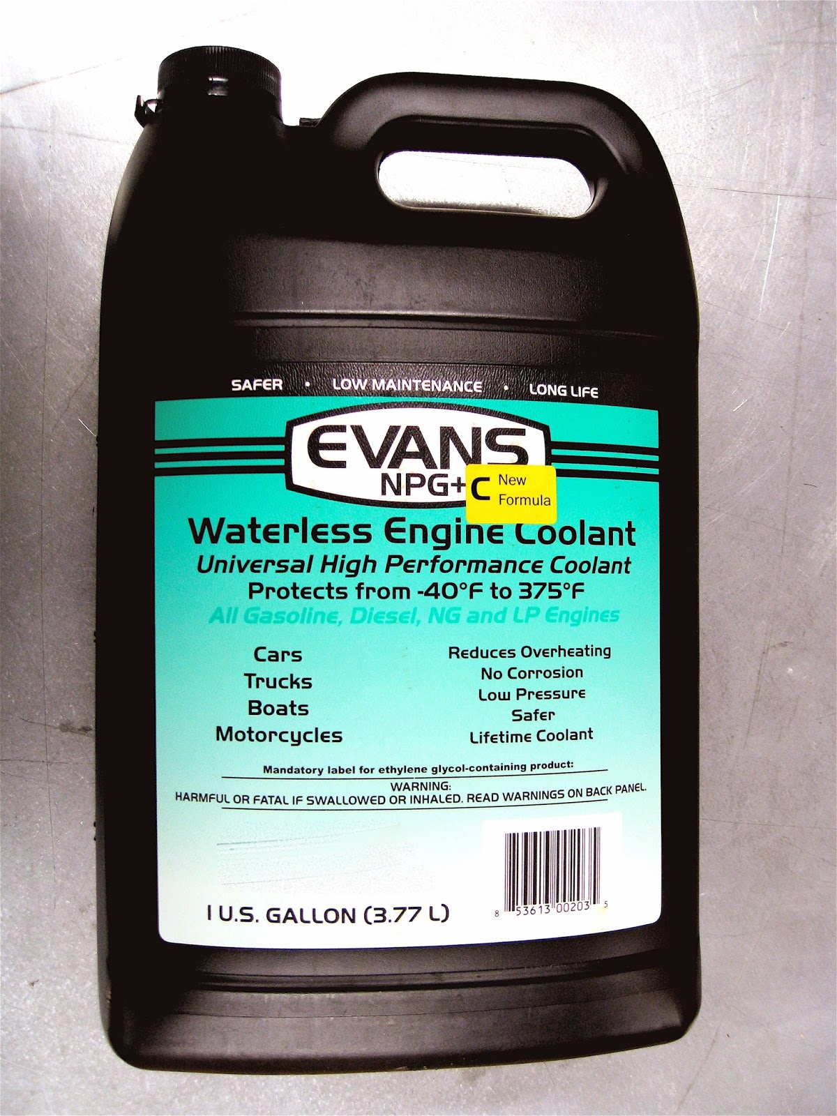 waterless antifreeze for cars
