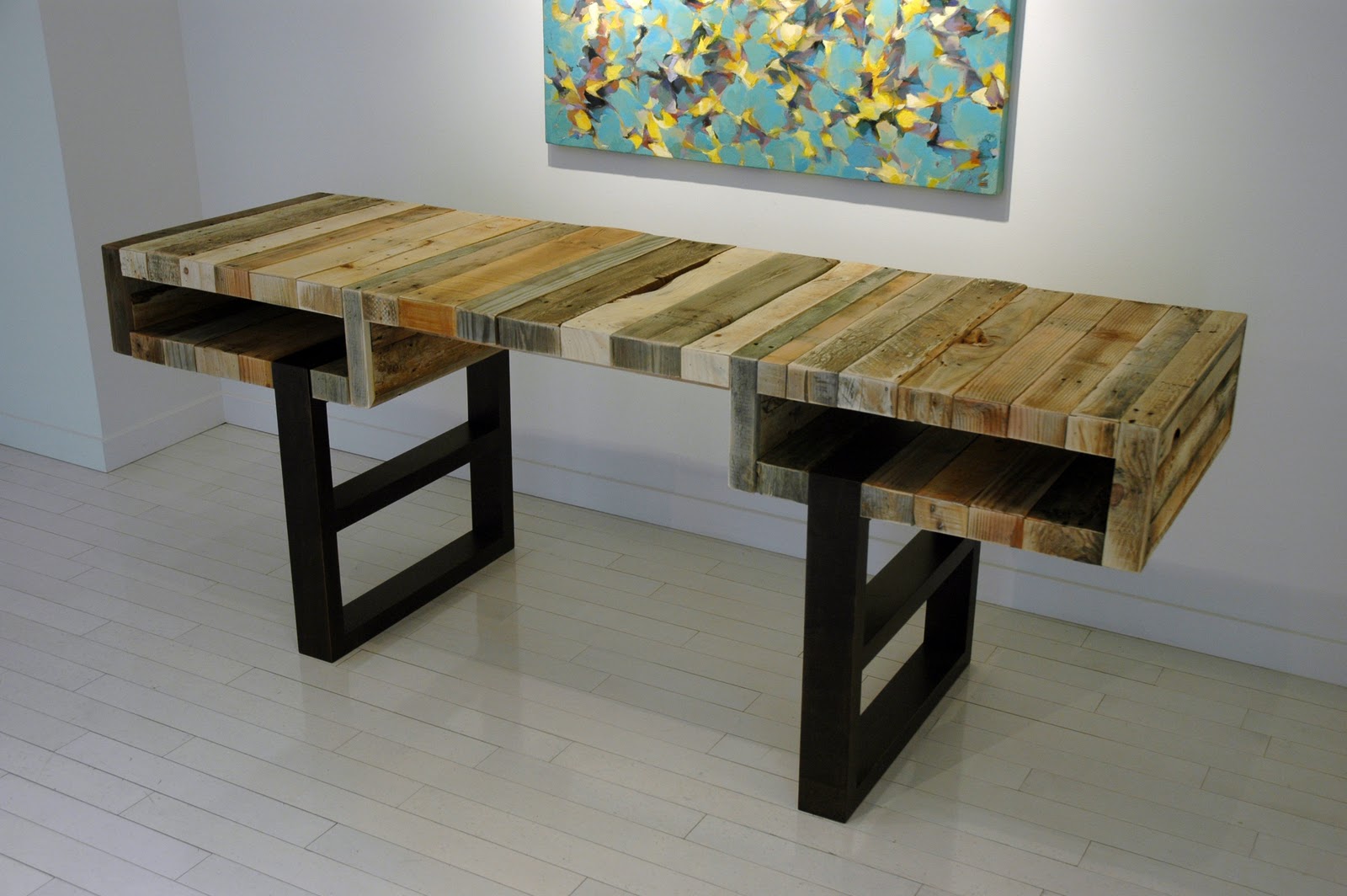Pallet Desk - modern | Pallet Furniture | Pinterest