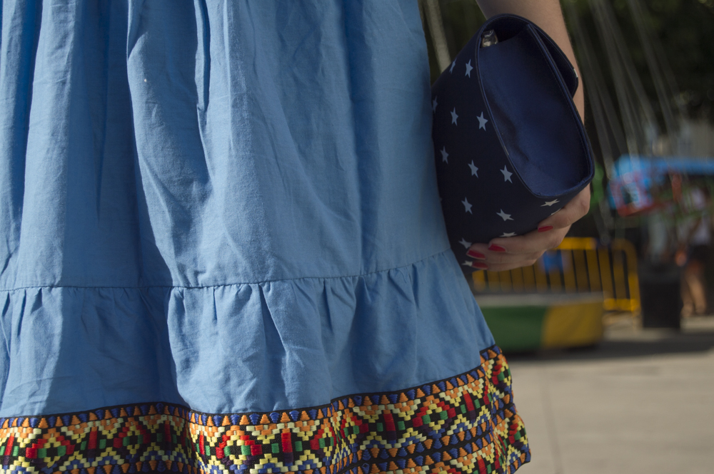 Embroidered festival shein dress