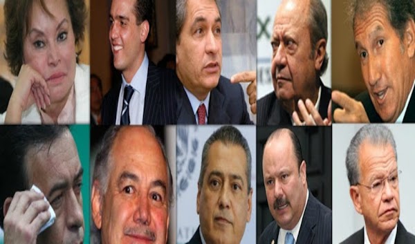 Los 20 políticos mas corruptos de los últimos 30 años de México 