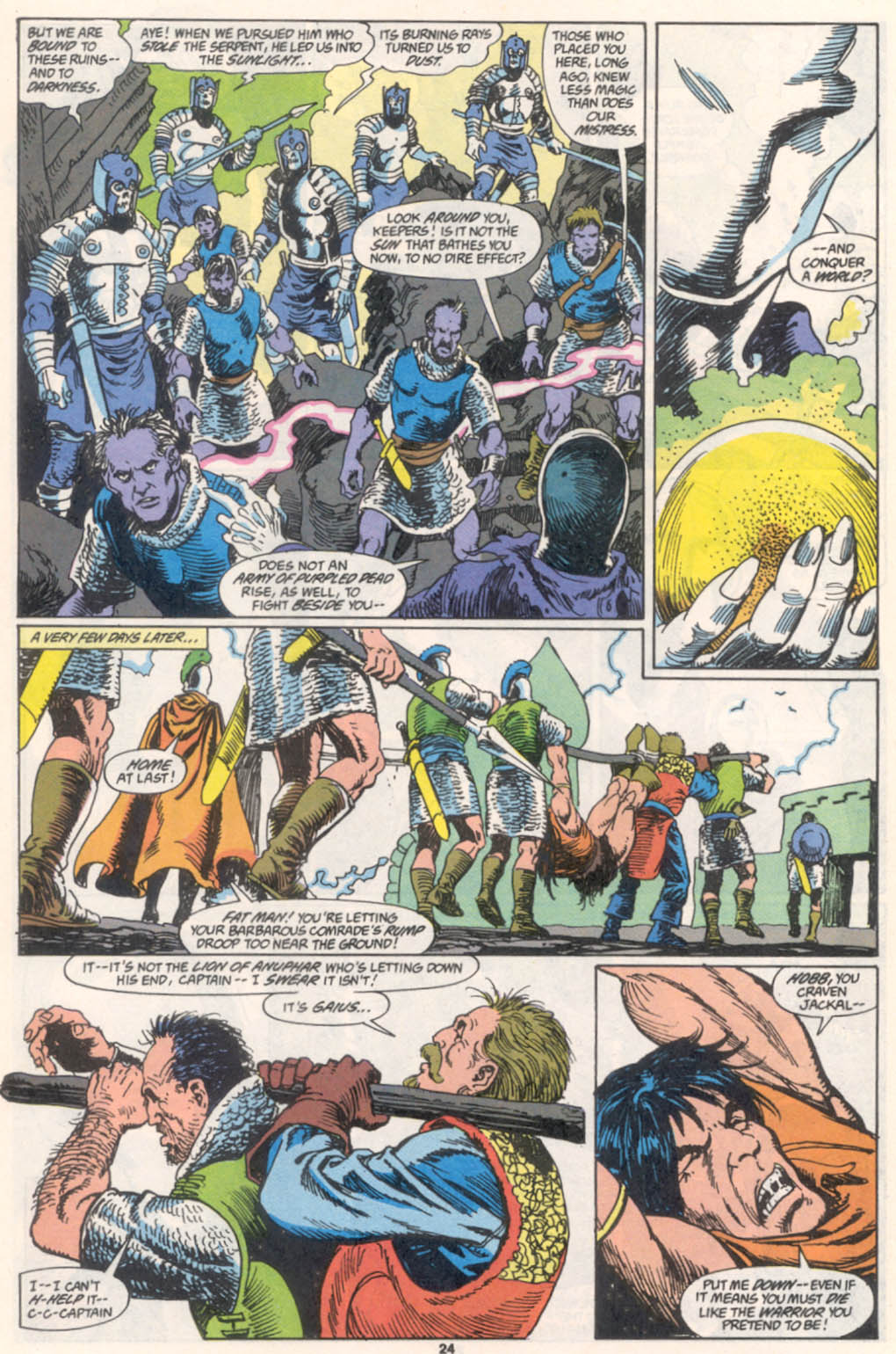 Read online Conan the Barbarian (1970) comic -  Issue #255 - 19
