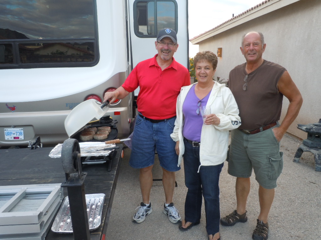 RV Voyageur Yuma Foothills RV Area...and hosting dinner!