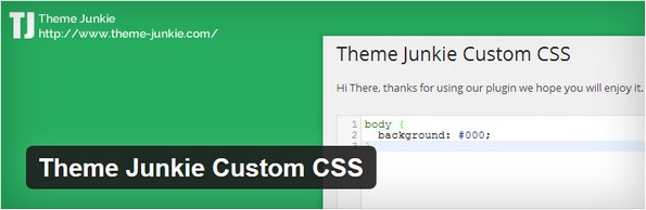 Theme Junkie Custom CSS for easy customization