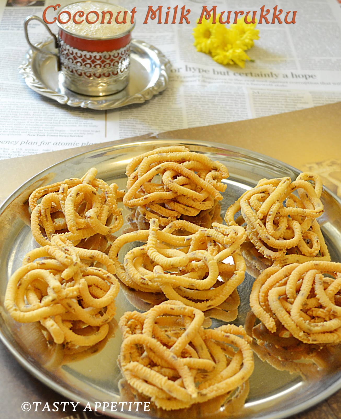 How to make Coconut Milk Murukku / Thengai Paal Murukku / Easy Murukku
