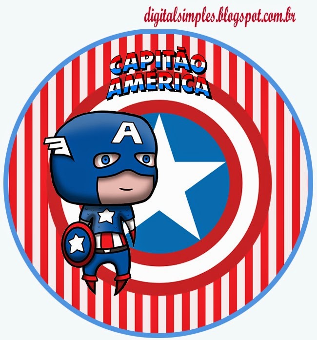 Captain America Baby Free Printable Kit Oh My Fiesta