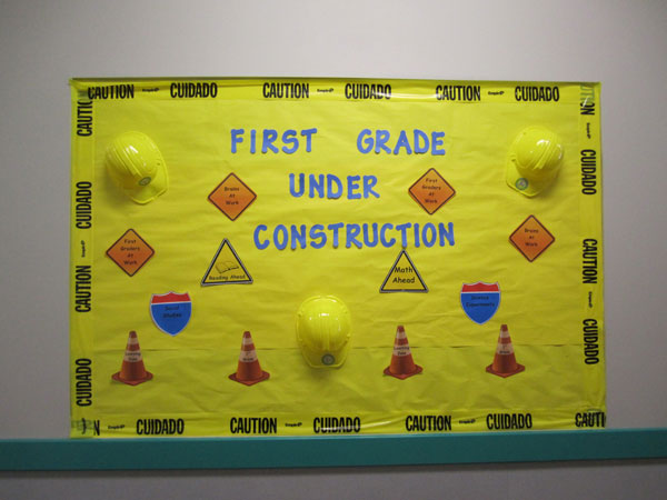 First Grade Adventures: Construction Kids Hard At Word