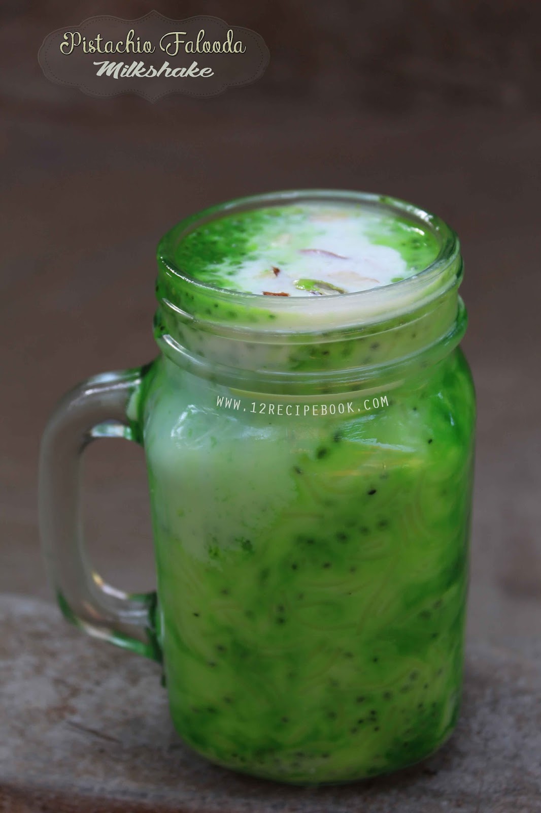 Pistachio Falooda Milkshake Recipe Book