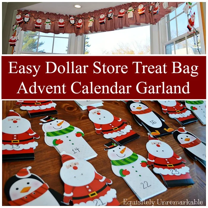 DIY Goody Bag Garland Advent Calendar