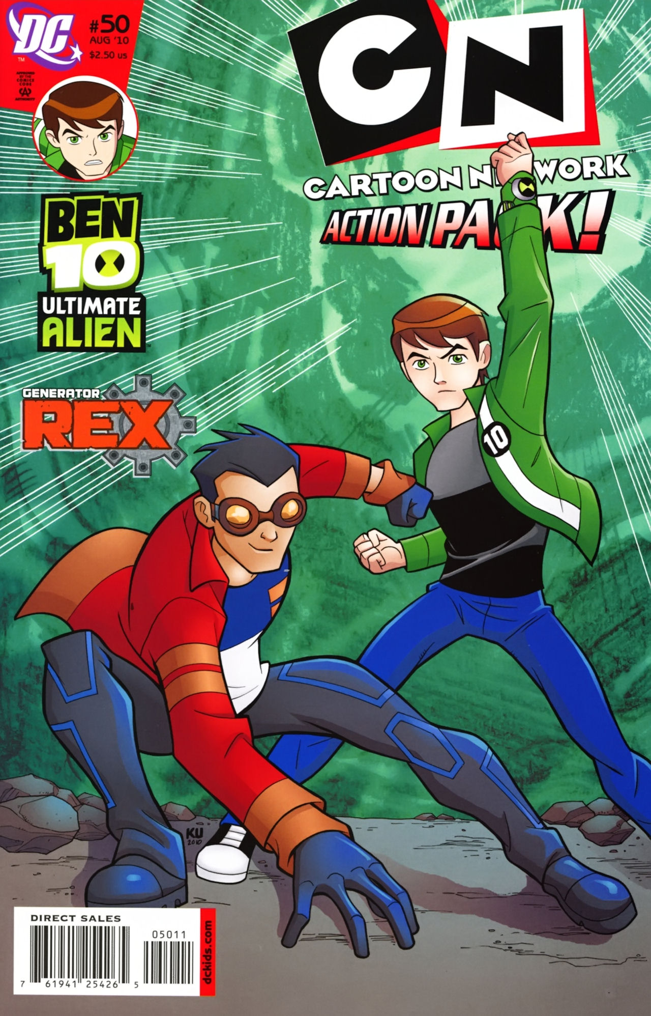 Read online Cartoon Network Action Pack comic -  Issue #50 - 1
