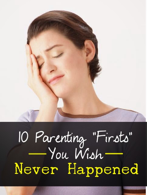 10 Parenting "Firsts" You Wish Never Happened -- Lots of "firsts" in a child's life are reasons to celebrate. But these 10, well, aren't.  {posted @ Unremarkable Files}