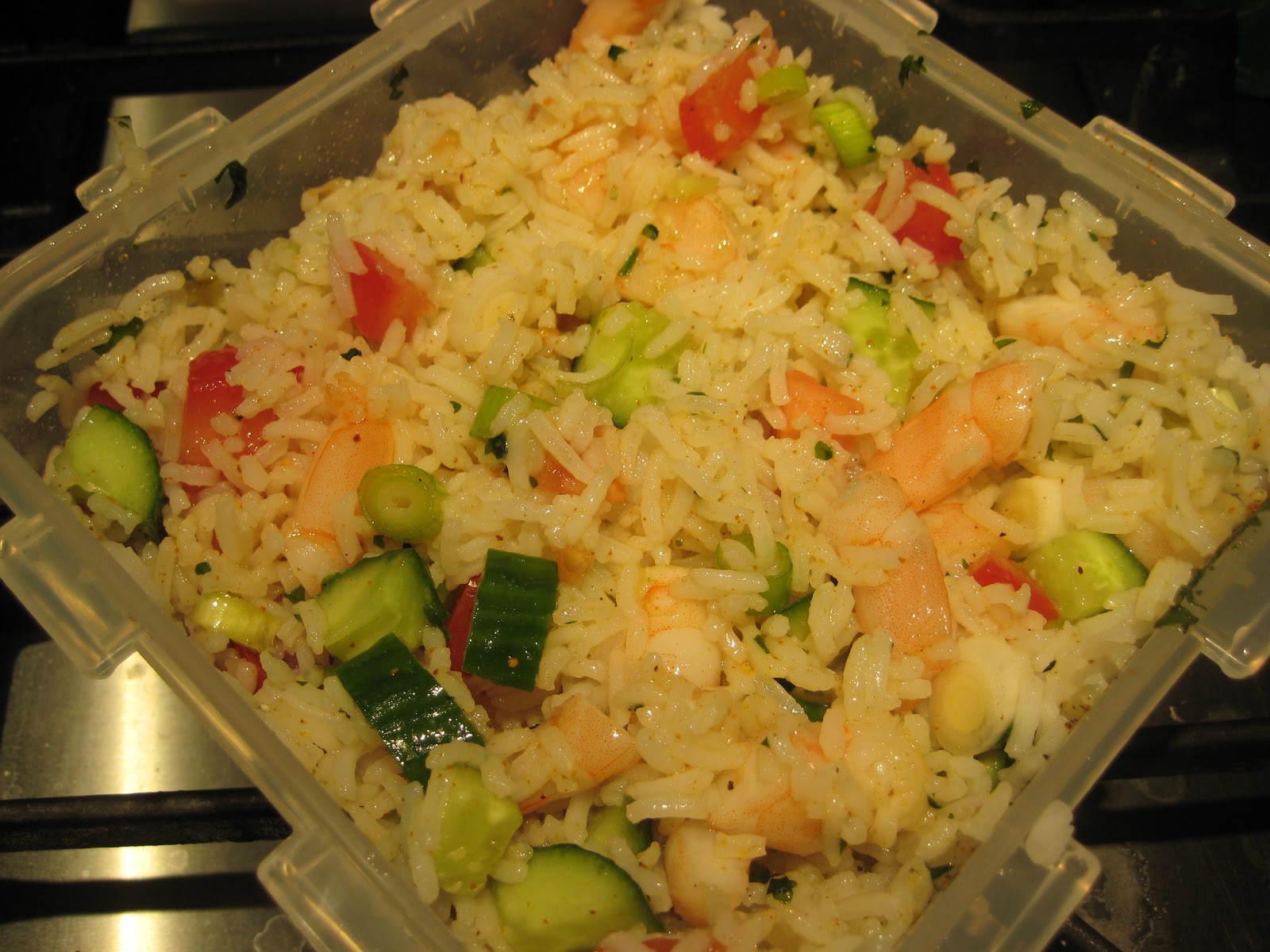 Lemon and Cheese Brown Rice Biriyani Salad