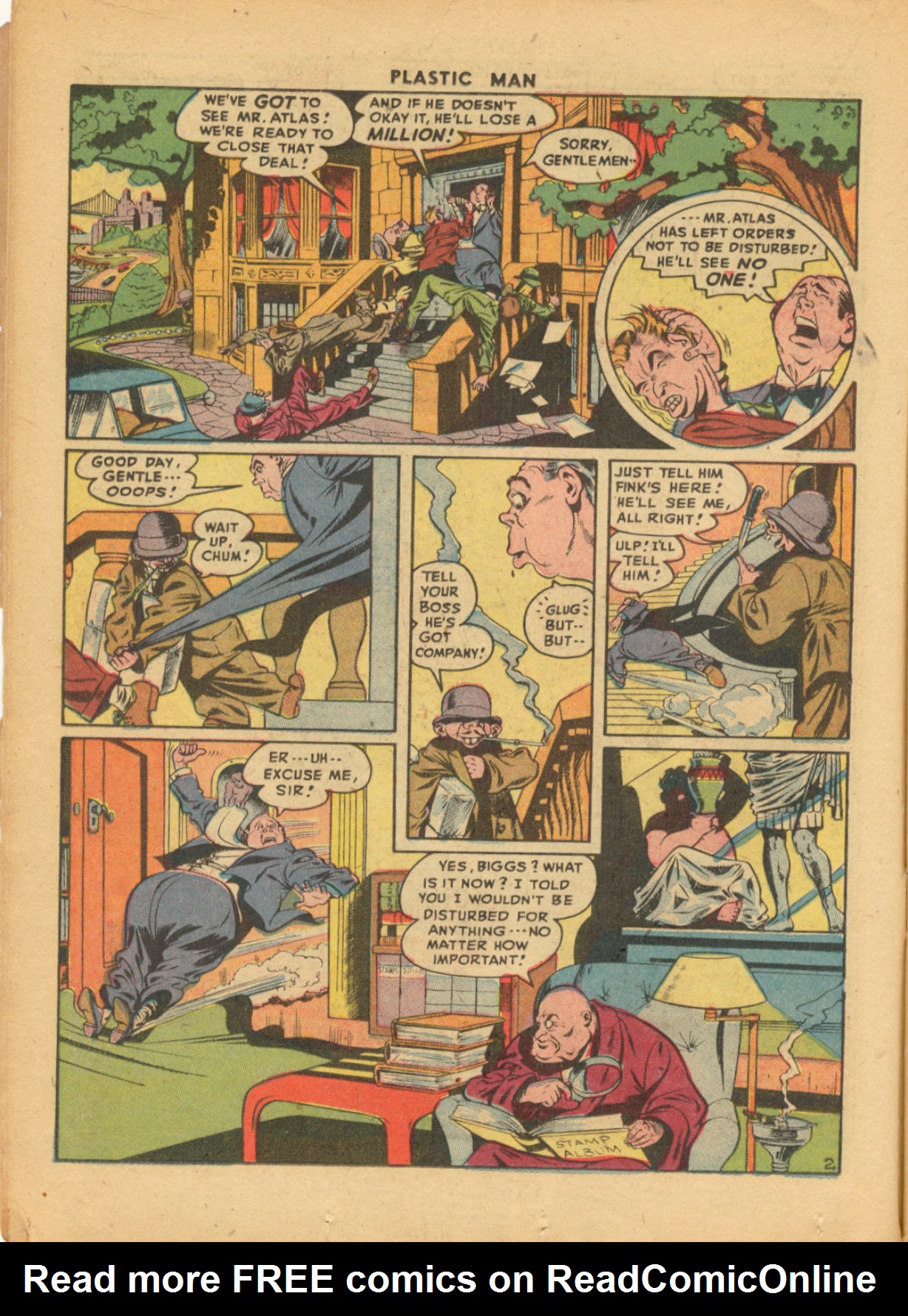 Read online Plastic Man (1943) comic -  Issue #9 - 16