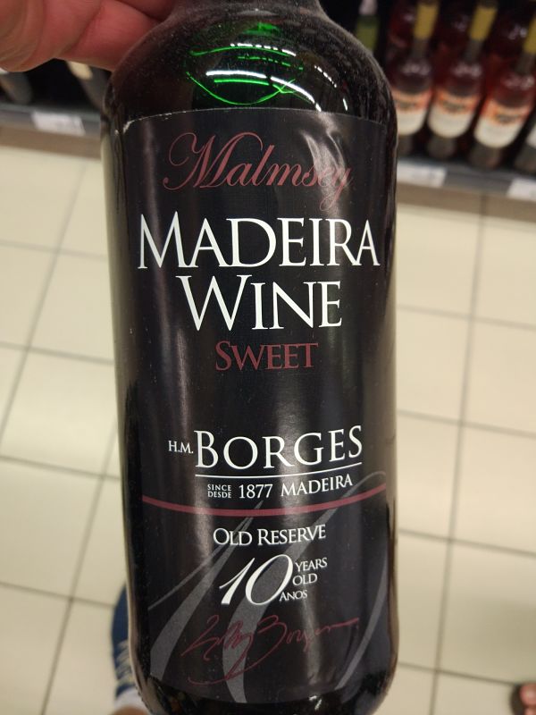 VinosyEtiquetas Malmsey Madeira Wine Sweet by HM Old Reserve 10