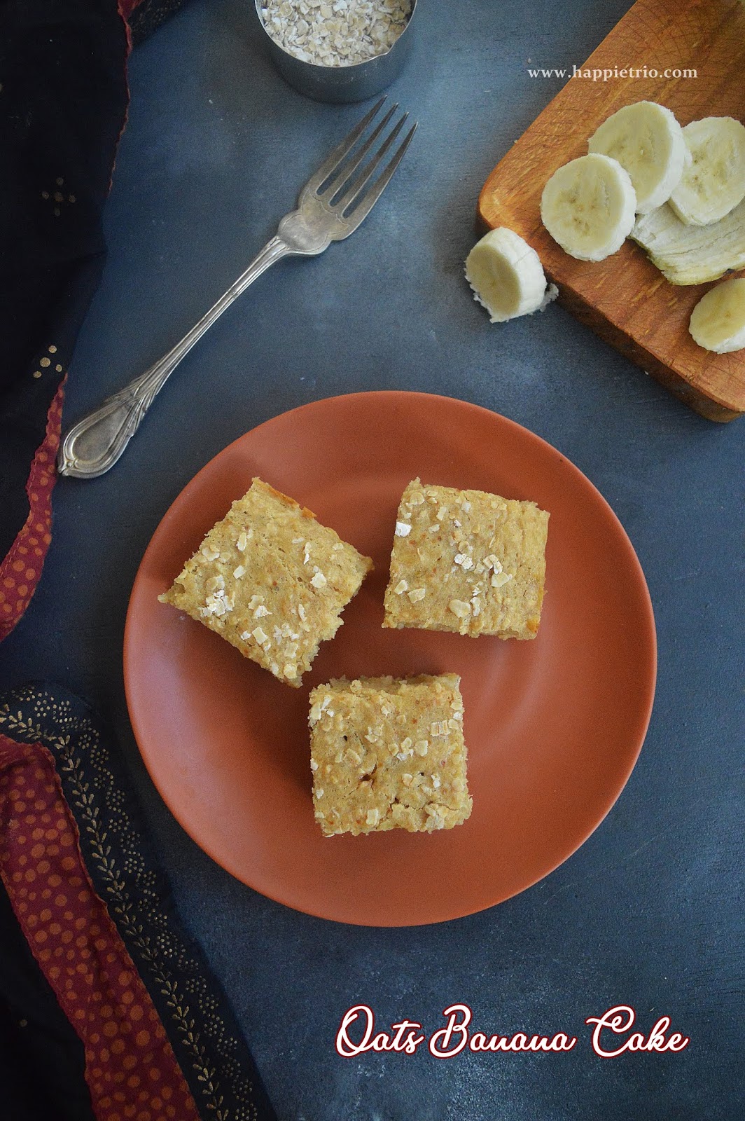 Eggless Oats Banana Cake Cook with Sharmila