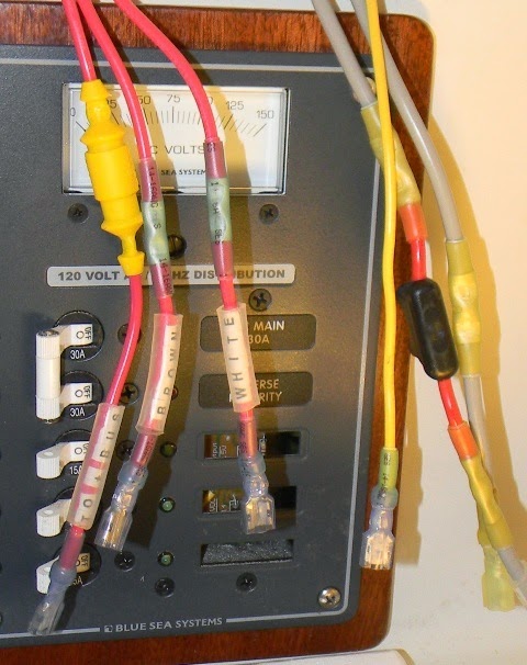 Ericson 25, Oystercatcher: Electrical, Bilge Pump Switches ... in line fuse box 