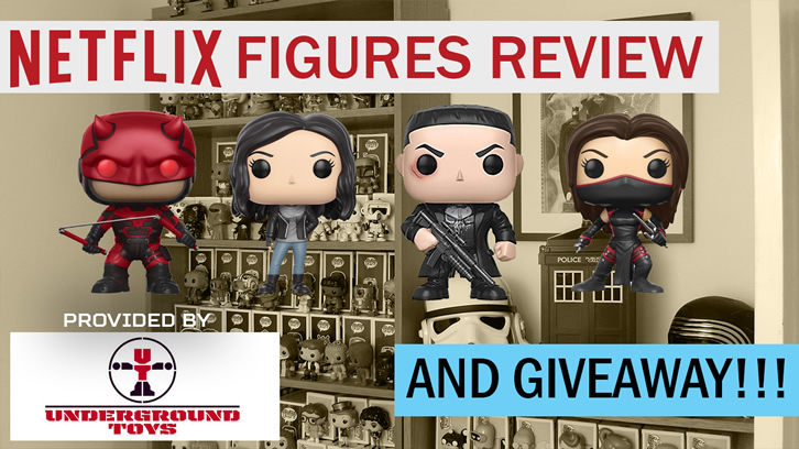 COMPLETE: Free Giveaway & Netflix Funko Pop Review  provided by Underground Toys