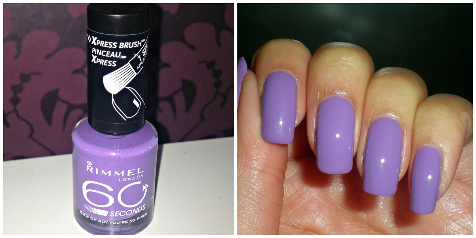 Beauty Addiction Rimmel London 60 Seconds Nail Varnish Review
