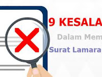Hindari 9 Kesalahan Fatal Dalam Membuat Surat Lamaran Kerja Hindari 9 Kesalahan Fatal Dalam Membuat Surat Lamaran Kerja