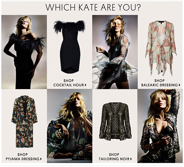 Topshop - коллекция от Kate Moss