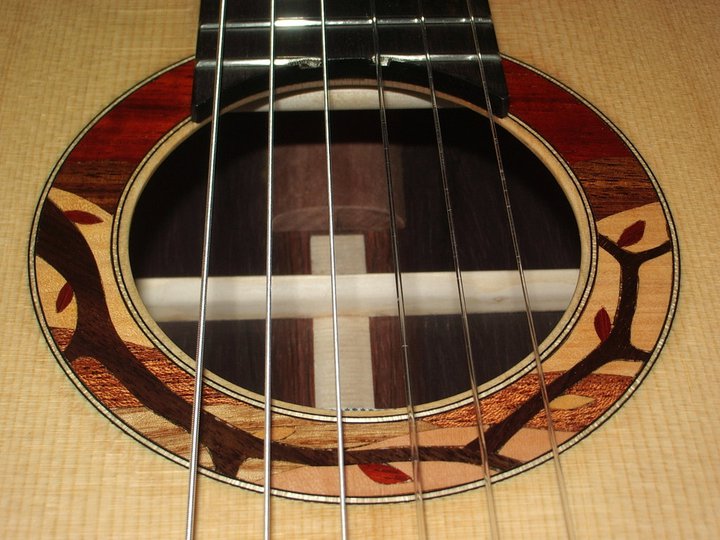 Poggia-Manico Per Chitarra In Legno - Per Chitarre, Bassi, Ukulele, Mandolino, Banjo