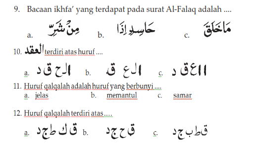 Contoh Soal Usbn Pai Sma Kurikulum 2013 Beserta Jawabannya