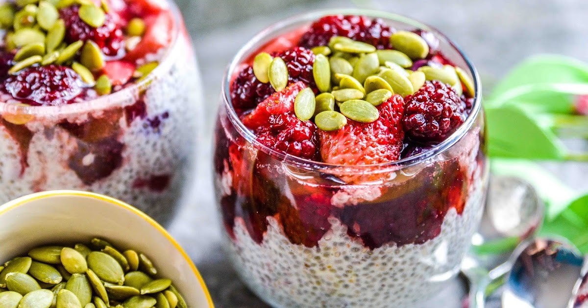 Theresa's Mixed Nuts: Roasted Berry Chia Pudding