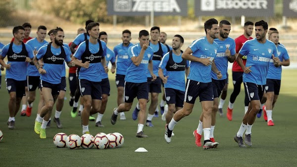 Málaga, hoy entrenamiento y rueda de prensa de Adrián